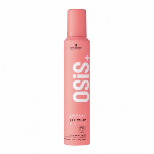 Schwarzkopf Professional Osis + Air Whip. Elastīgas fiksācijas matu putas  200ml