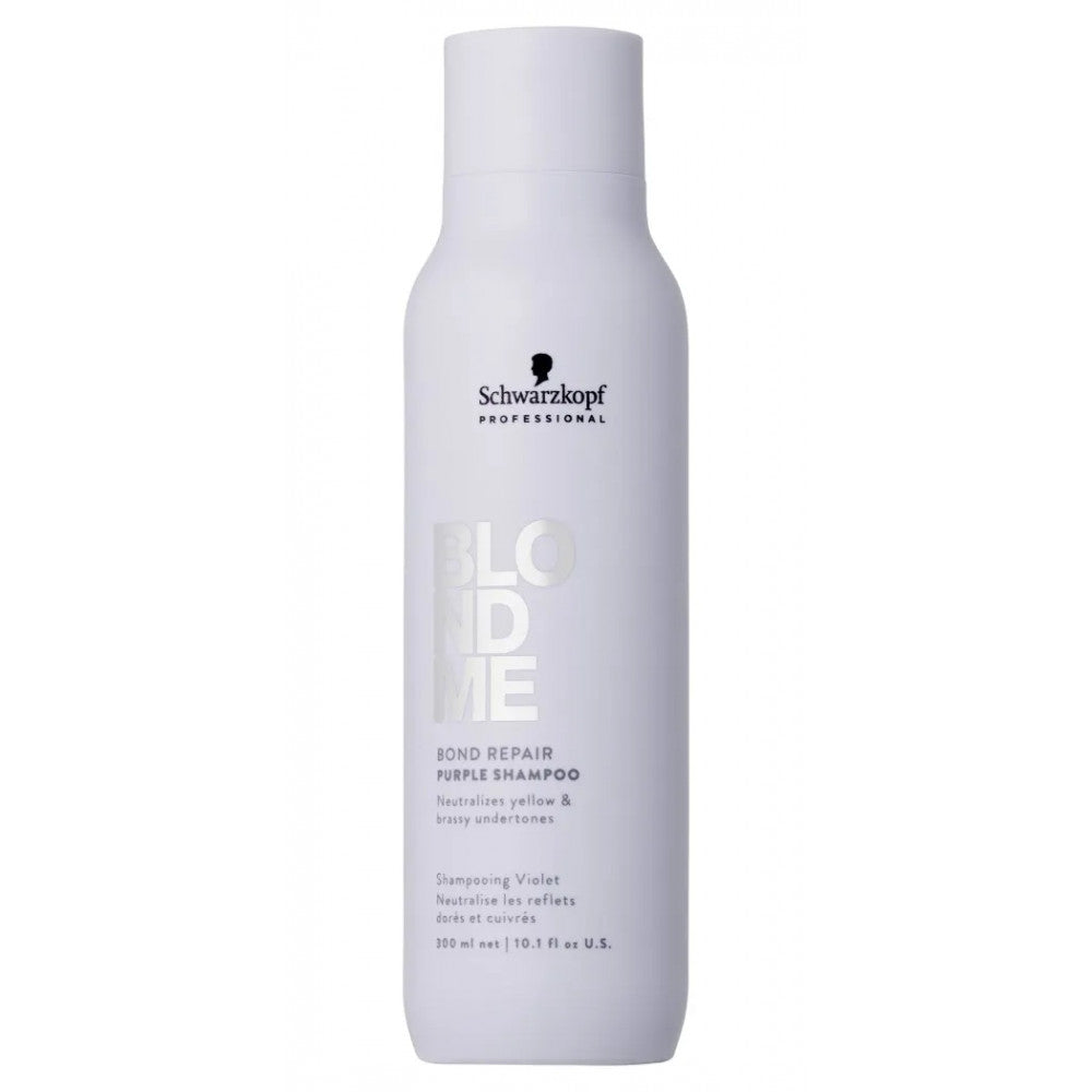 Schwarzkopf Professional BlondMe Bond Repair violetais šampūns (300ml)